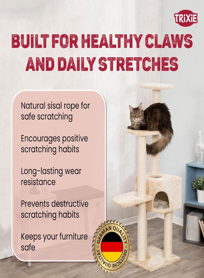 Trixie Sisal Cat Scratching Post - 60 cm Height, 9 cm Diameter, Natural Replacement Post for Cat Trees and Scratch Furniture - Image 5